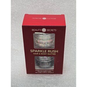 Beauty Secrets Sparkle Rush Hair & Body Glitter Multi Use Iridescent Shimmer Set